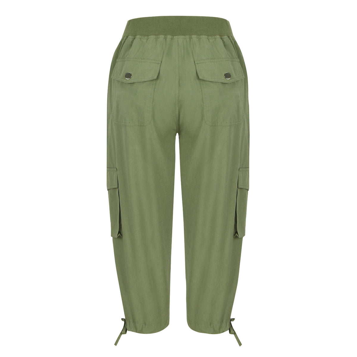 Sporty casual loose-fitting drawstring cargo pants
